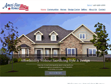 Tablet Screenshot of ameristarhomes.com